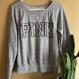 PINK gray hoodie 🖤✨😍
